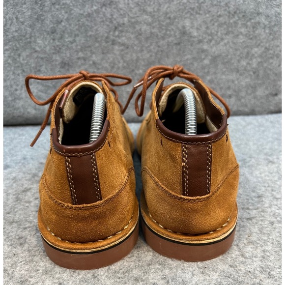 Kenneth Cole REACTION Mens Brown Suede Chukka Boots Lace Up Ankle Boots Sz 10.5